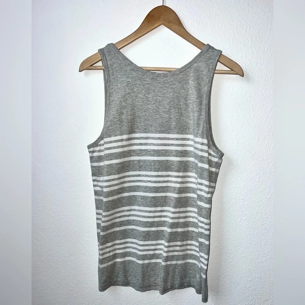 Saturdays New York City Stripe Gray‎ Man's Tee Small